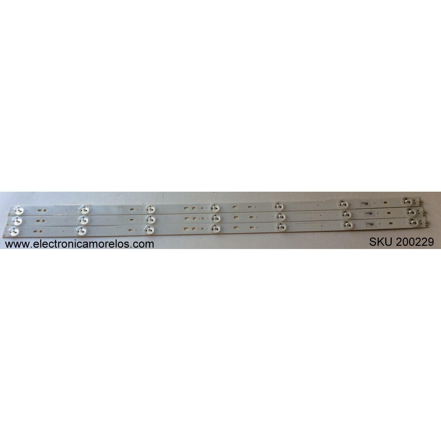 KIT DE LED PARA TV / HISENSE JHD315DH-E11(003)\S0\GM\ROH / LM41-00092A / 2014CHI315A_3228_07_REV1.0_140417 / MODELO 32H3E